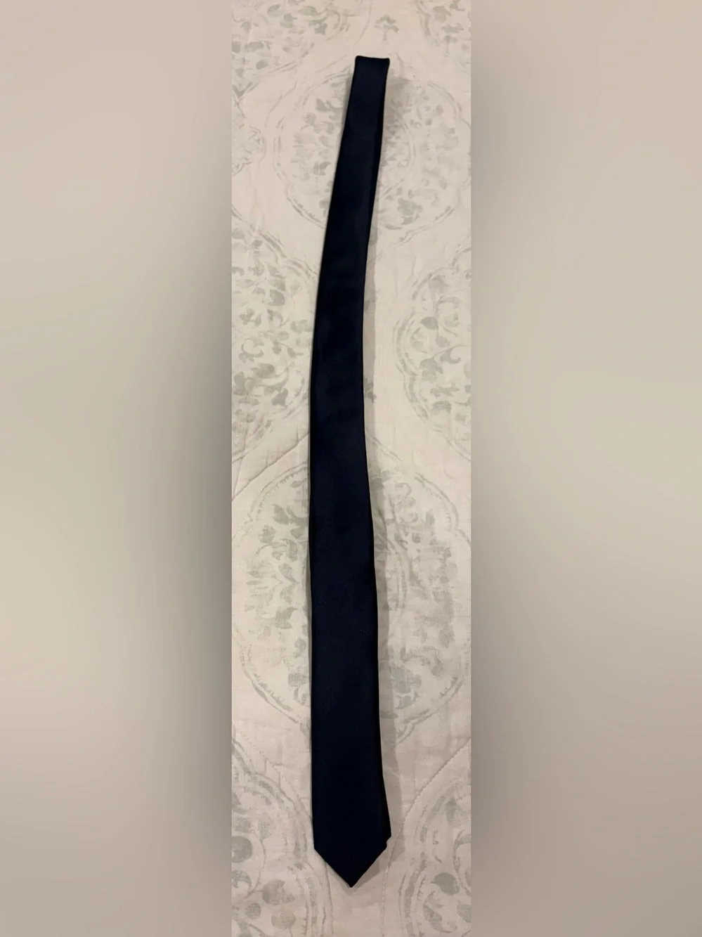 Express Slim Silk Tie Navy Blue Classic Formal Wedding NWT